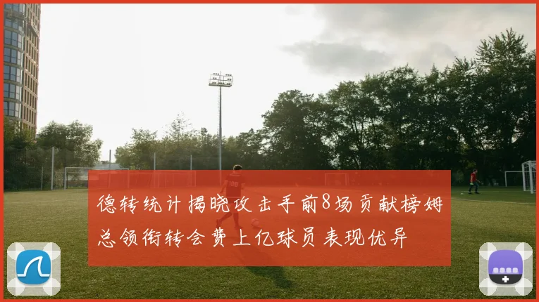 德转统计揭晓攻击手前8场贡献榜姆总领衔转会费上亿球员表现优异
